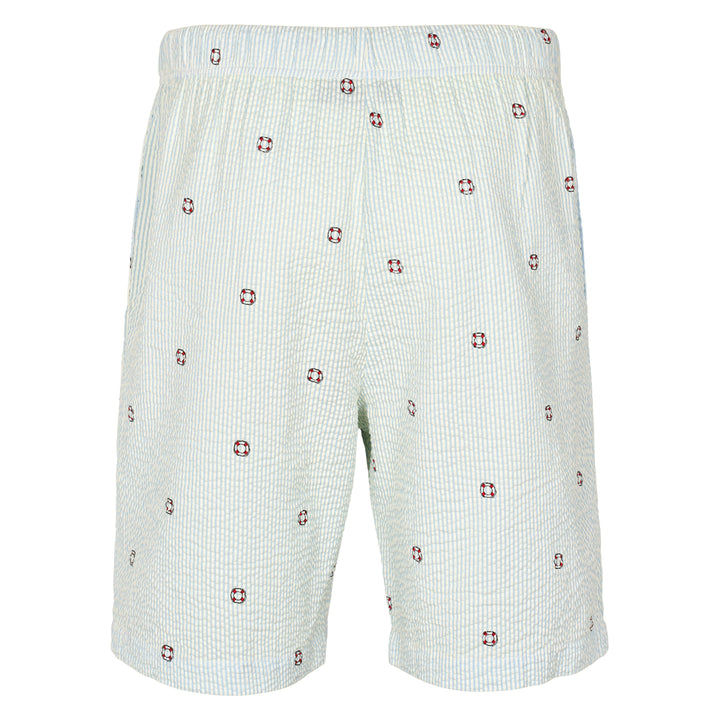 Conservandum SEERSUCKER STRIPE herre shorts Bukser Hemp/ Navy 690000309