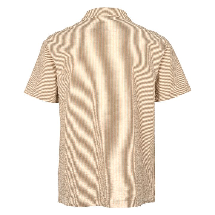 Conservandum SEERSUCKER STRIPE herre skjorte T-shirt Birch/ Muchi 690000346