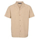 Conservandum SEERSUCKER STRIPE herre skjorte T-shirt Birch/ Muchi 690000346
