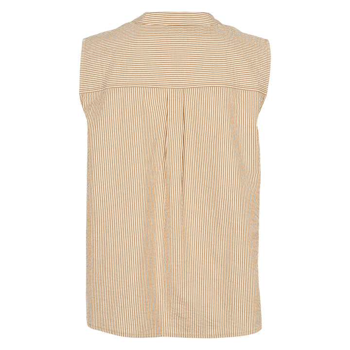 Conservandum SEERSUCKER STRIPE top T-shirt Birch/ Muchi 690000346