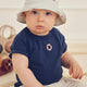 müsli SEERSUCKER T-shirt med redningskrans T-shirt Navy 019403101