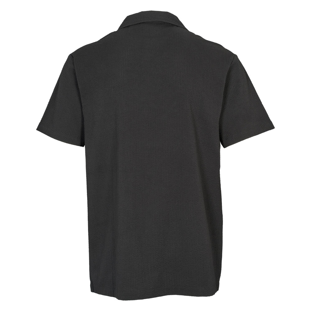 Conservandum SEERSUCKER herre skjorte T-shirt Black 019400706
