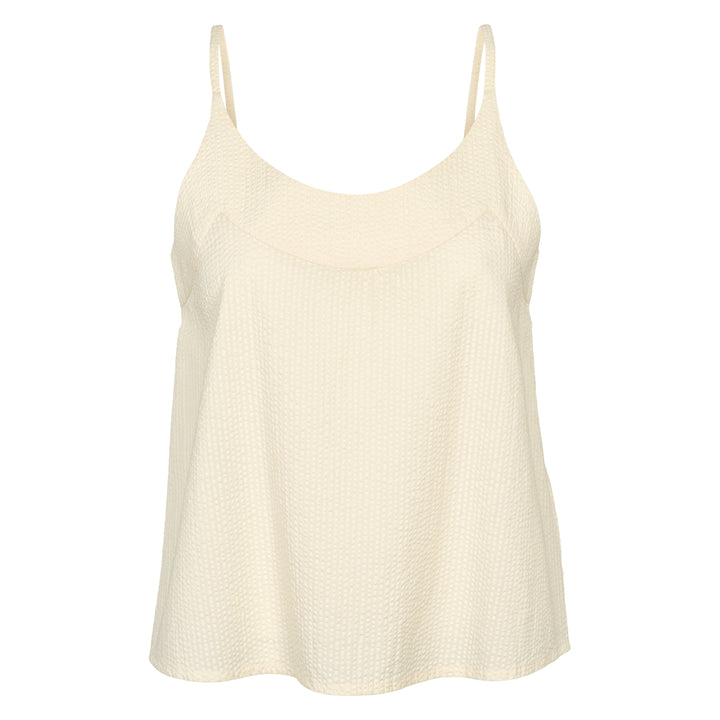 Conservandum SEERSUCKER top med stropper T-shirt Birch 013090500
