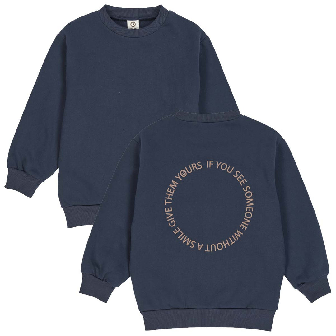 müsli SMILE sweattrøje Langærmet bluse Night blue 019402301
