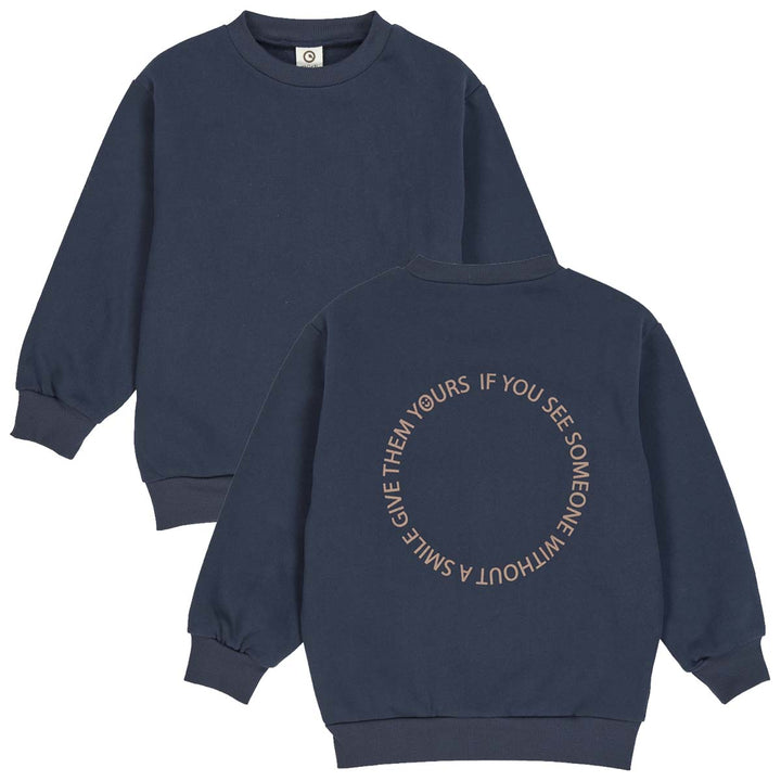 müsli SMILE sweattrøje Langærmet bluse Night blue 019402301