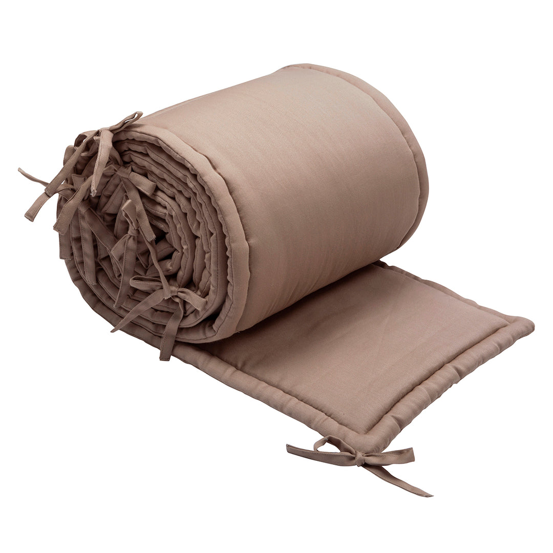 müsli SOLID sengerand med bindebånd Pusleting Walnut 017080802