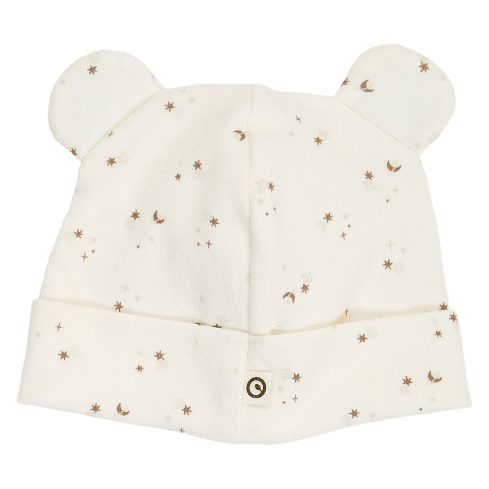müsli SPARKLE rib bjørne hat med ører Huer Balsam cream/ Walnut/ Oat 690000320
