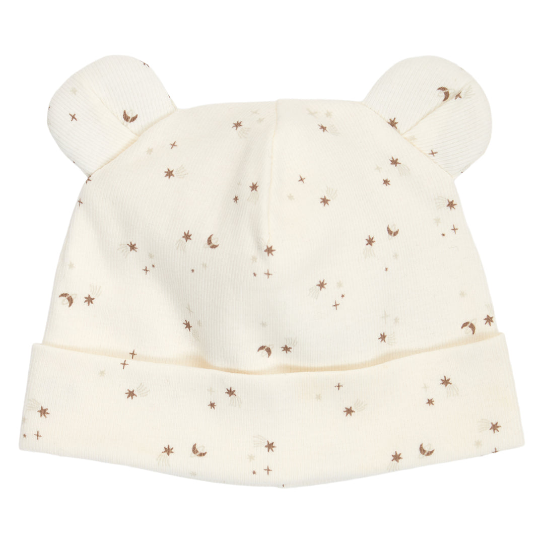 müsli SPARKLE rib bjørne hat med ører Huer Balsam cream/ Walnut/ Oat 690000320
