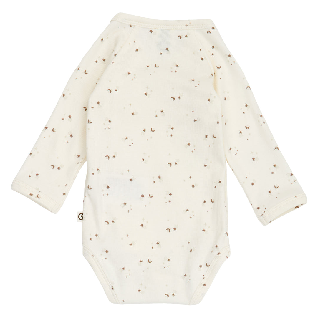 müsli SPARKLE rib body med kryds lukning Bodystockings Balsam cream/ Walnut/ Oat 690000320
