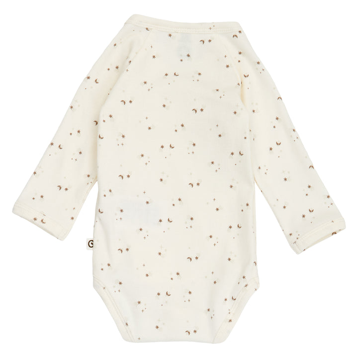 müsli SPARKLE rib body med kryds lukning Bodystockings Balsam cream/ Walnut/ Oat 690000320