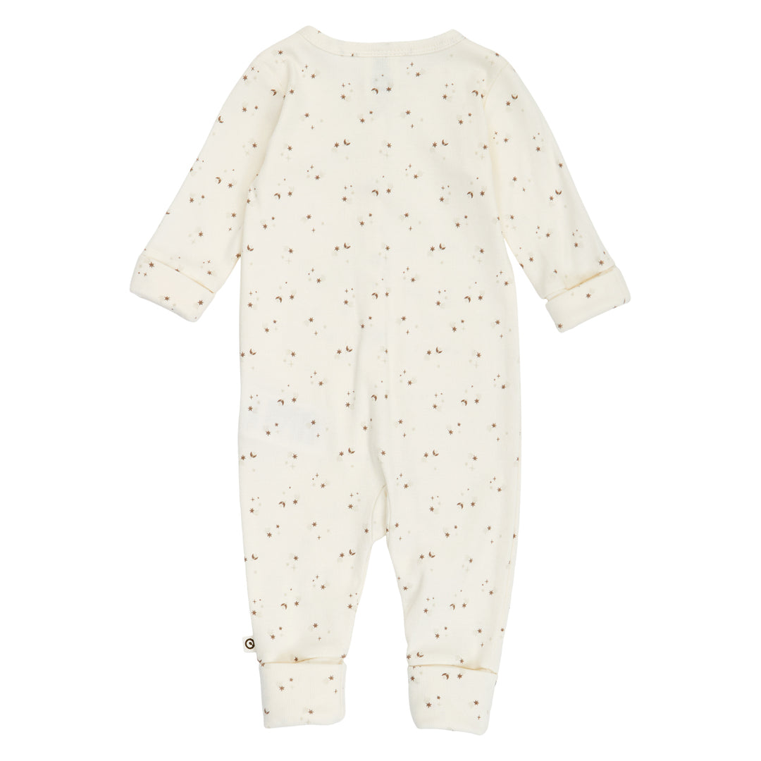 müsli SPARKLE rib heldragt med fødder Bodystockings Balsam cream/ Walnut/ Oat 690000320