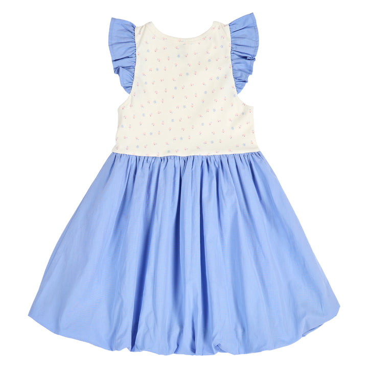 müsli SPRING bubble kjole Kjoler Tofu/ Nectar/ shell blue 690000313