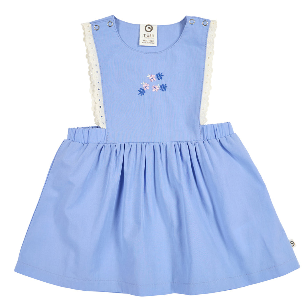müsli SPRING pinafore kjole Kjoler Shell blue 016392901