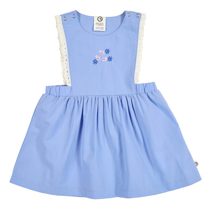 müsli SPRING pinafore kjole Kjoler Shell blue 016392901