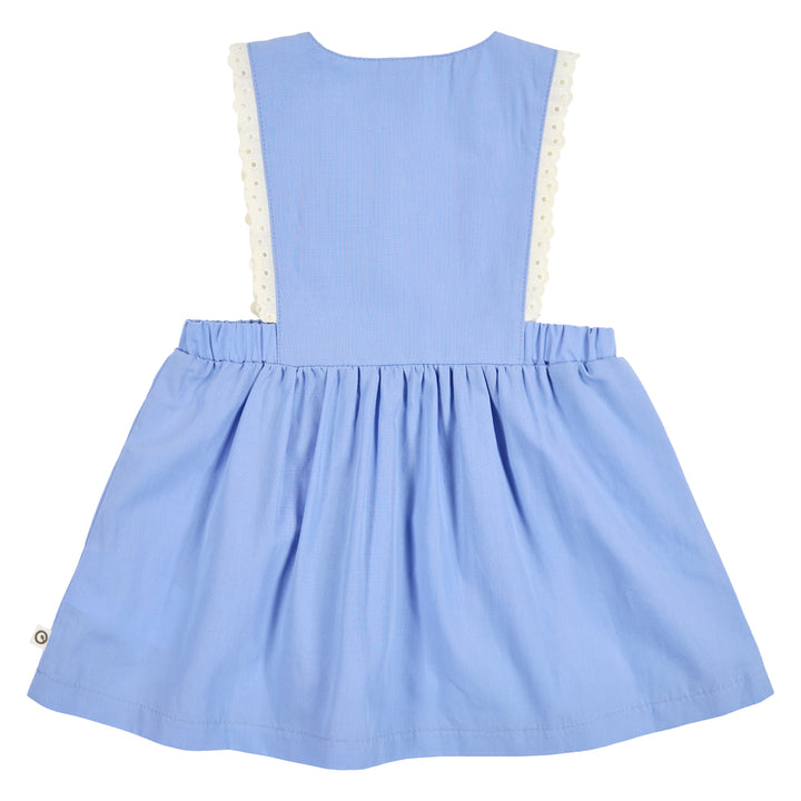 müsli SPRING pinafore kjole Kjoler Shell blue 016392901
