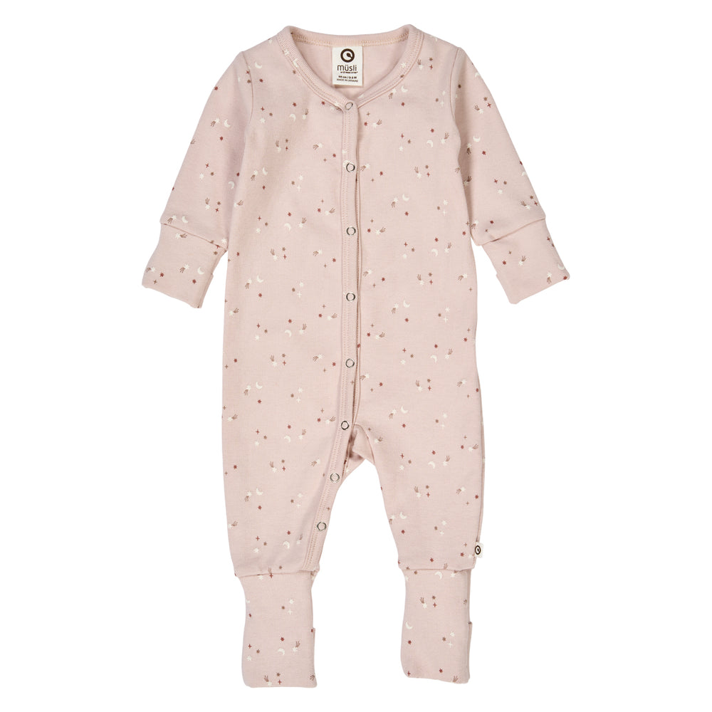 müsli STARS rib heldragt med fødder Bodystockings Nightingale/ Walnut/ Daydream 690000270