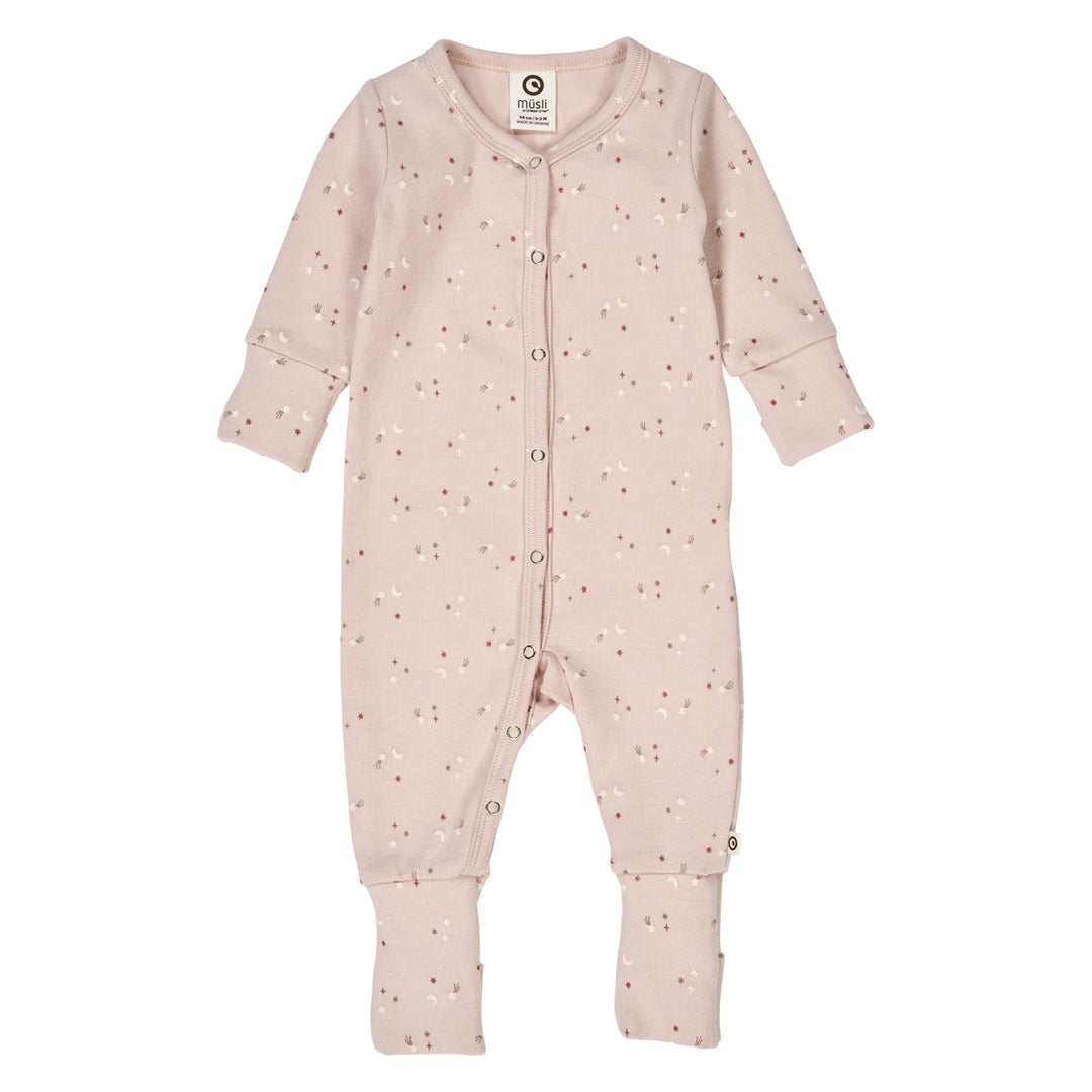müsli STARS rib heldragt med fødder Bodystockings Nightingale/ Walnut/ Daydream 690000270