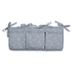 müsli STARS sengelomme/ organizer Pusleting Jasmin blue/ Balsam cream/ Walnut 690000318