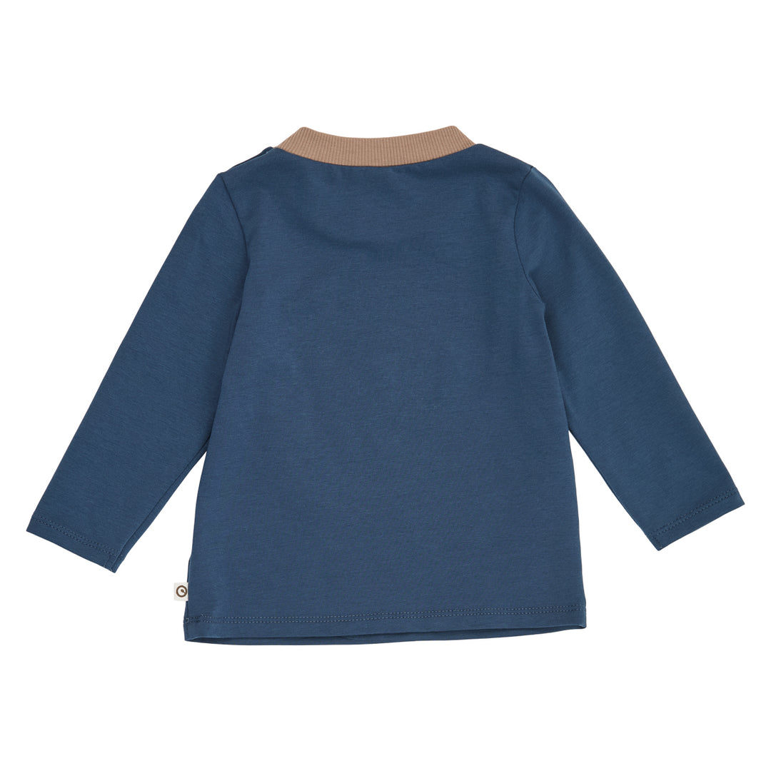 müsli STORYTIME bluse & bukse sæt Bukser Navy/ Soft blue/ Walnut 690000336