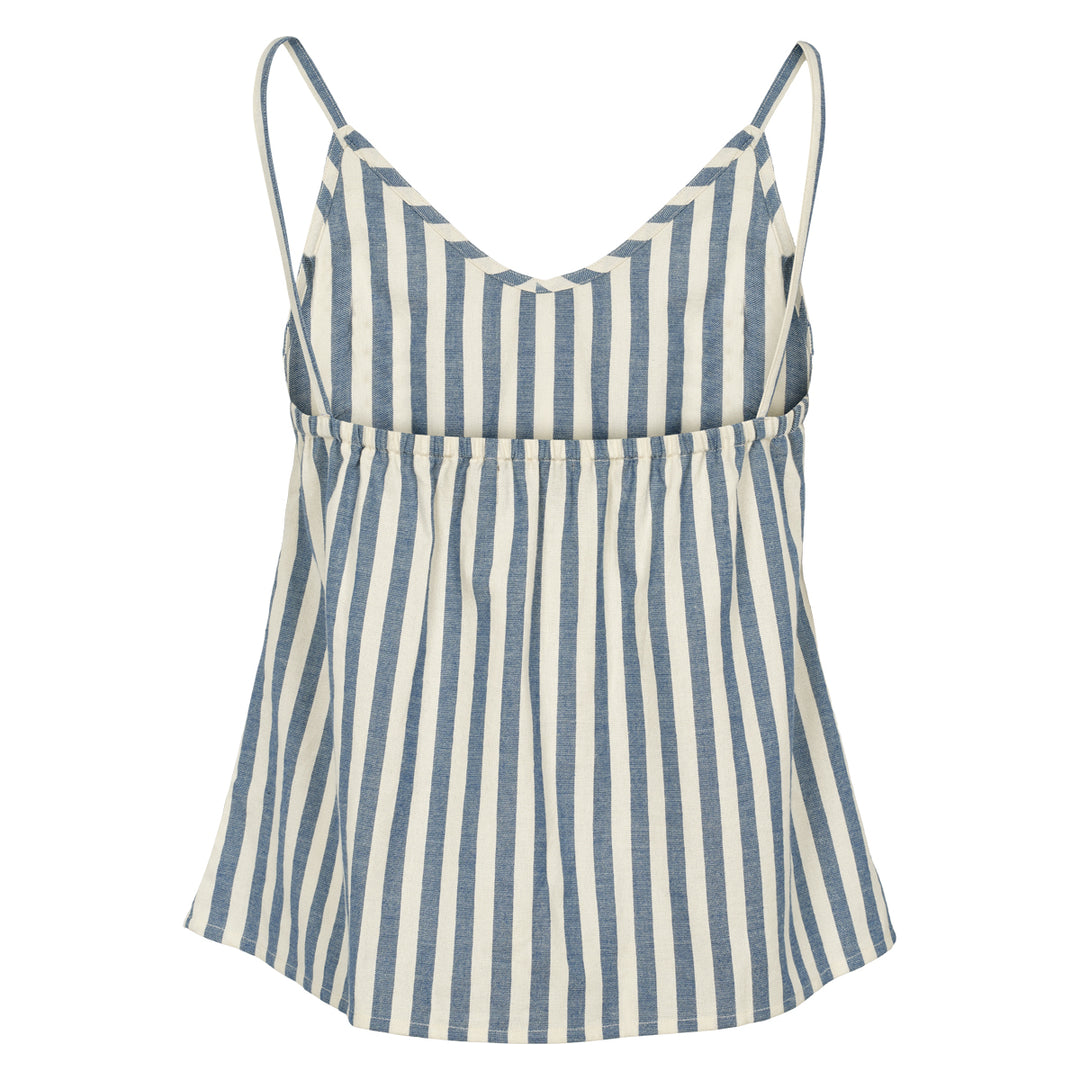 Conservandum STRIPE WOVEN top T-shirt Blue / White 690000274