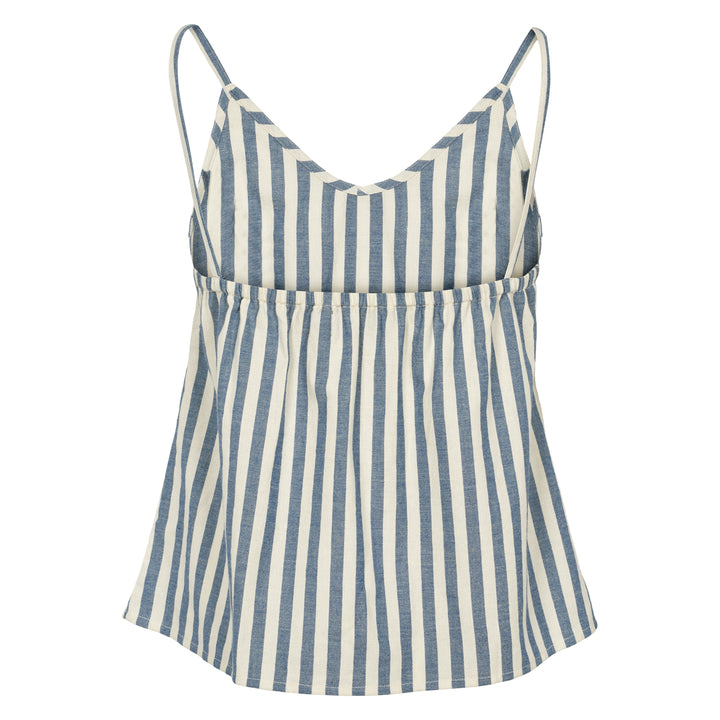 Conservandum STRIPE WOVEN top T-shirt Blue / White 690000274