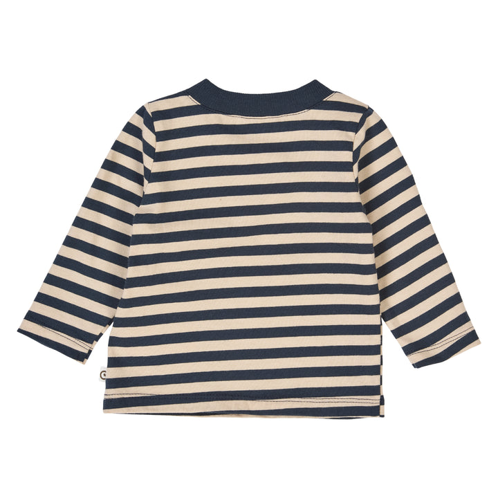 müsli STRIPE bluse Langærmet bluse Oak/ Night blue 690000267