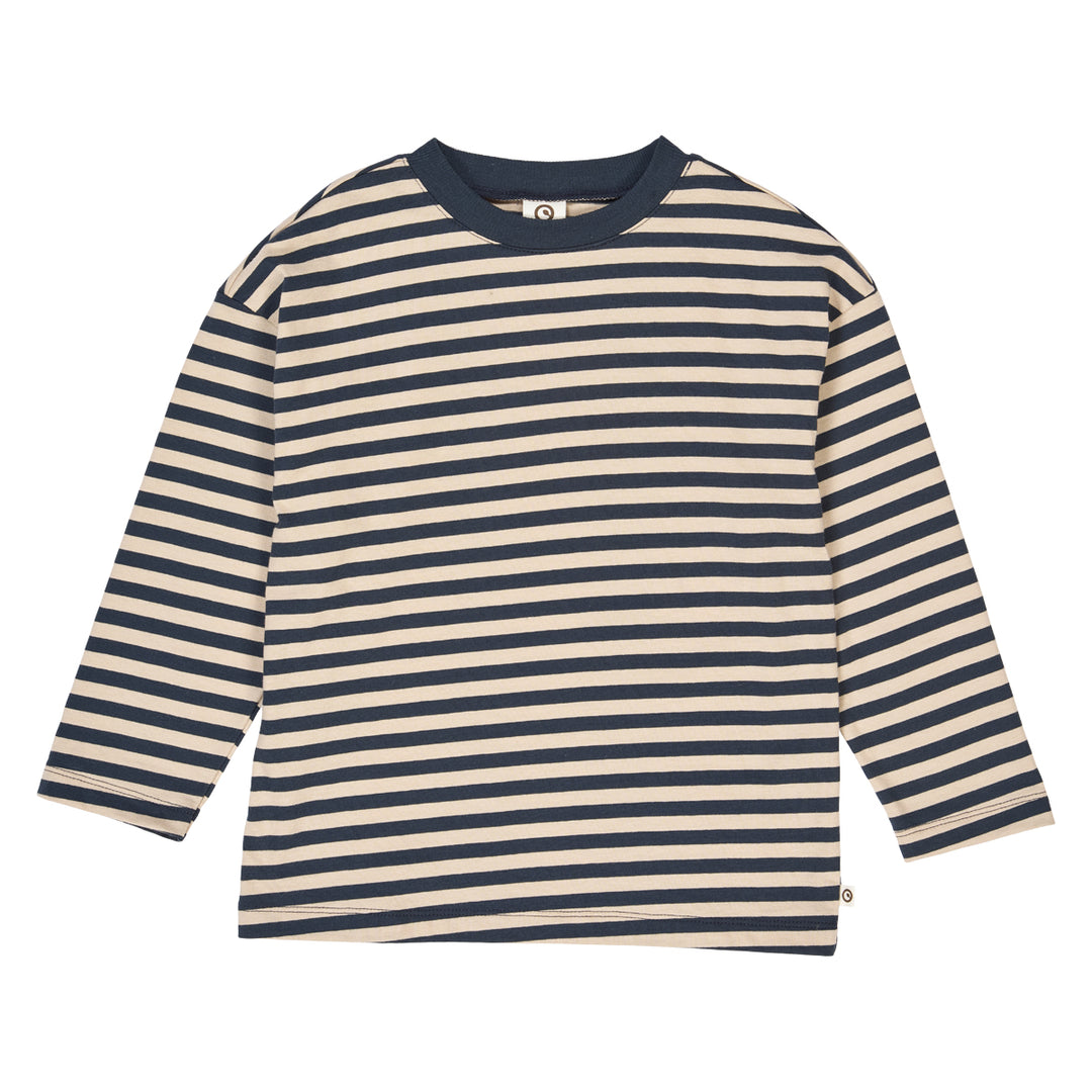 müsli STRIPE bluse Langærmet bluse Oak/ Night blue 690000267