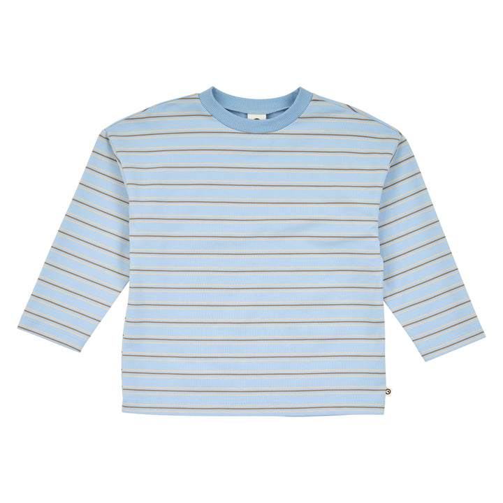 müsli STRIPE bluse Langærmet bluse Soft blue/ Walnut/ Oak 690000332