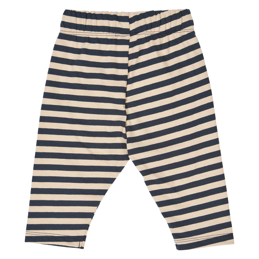 müsli STRIPE bukser med forlommer Bukser Oak/ Night blue 690000267