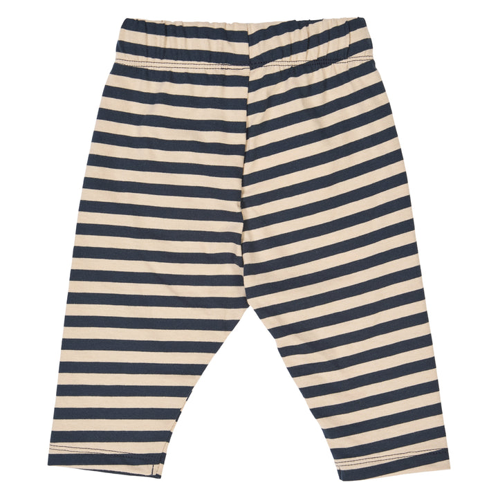 müsli STRIPE bukser med forlommer Bukser Oak/ Night blue 690000267