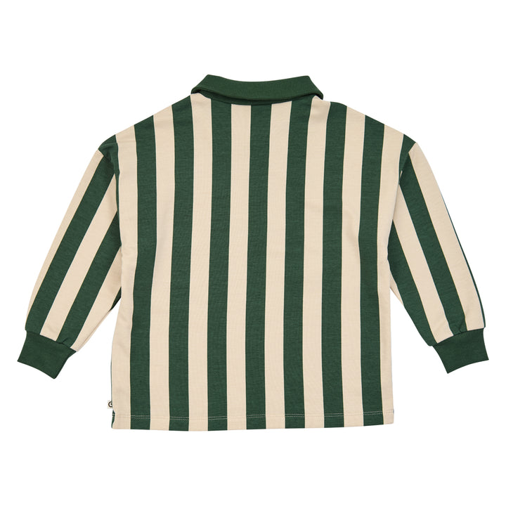 müsli STRIPE polo bluse Langærmet bluse Oak/ Forest green 690000335