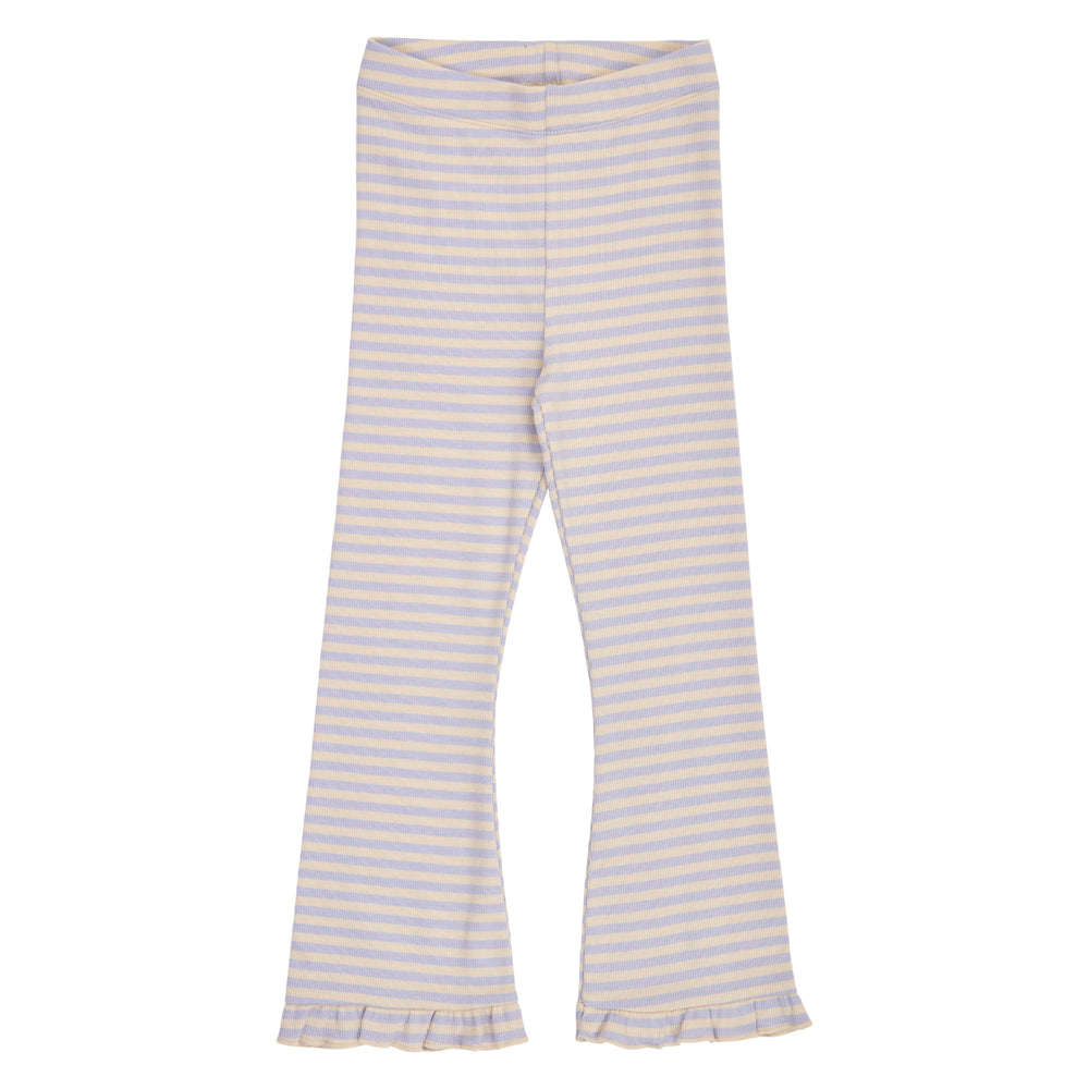 müsli STRIPE rib bukser med flæse Bukser Oak/ Mauve 690000345