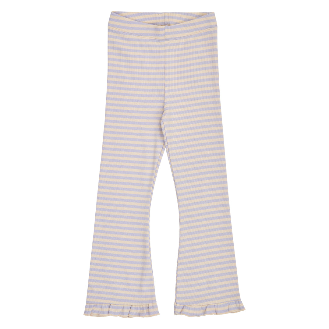 müsli STRIPE rib bukser med flæse Bukser Oak/ Mauve 690000345
