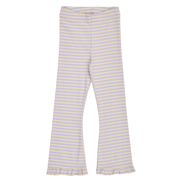 müsli STRIPE rib bukser med flæse Bukser Oak/ Mauve 690000345