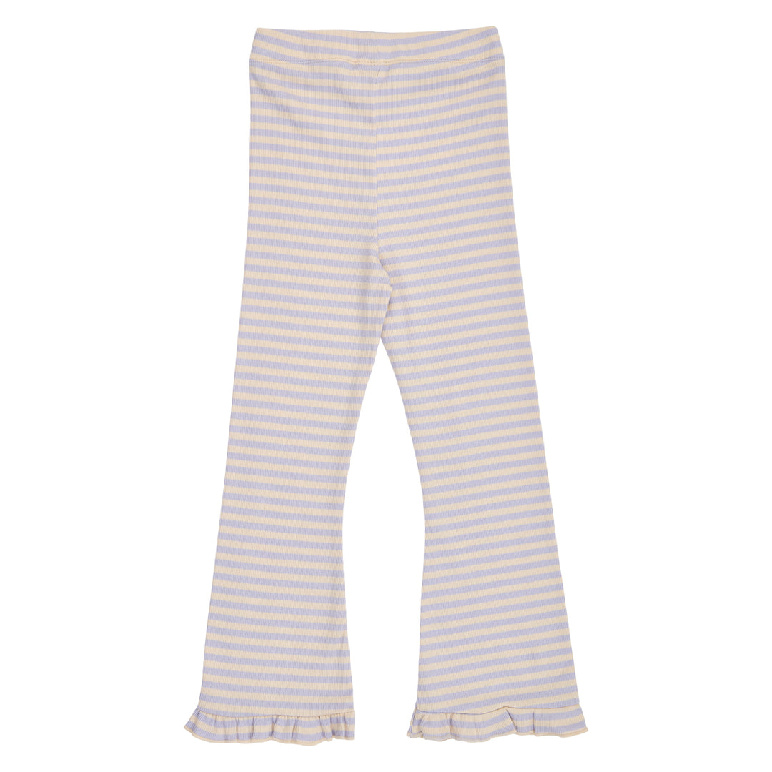 müsli STRIPE rib bukser med flæse Bukser Oak/ Mauve 690000345