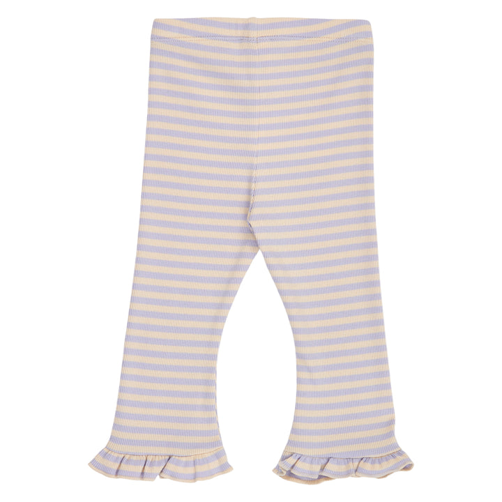 müsli STRIPE rib bukser med flæse Bukser Oak/ Mauve 690000345