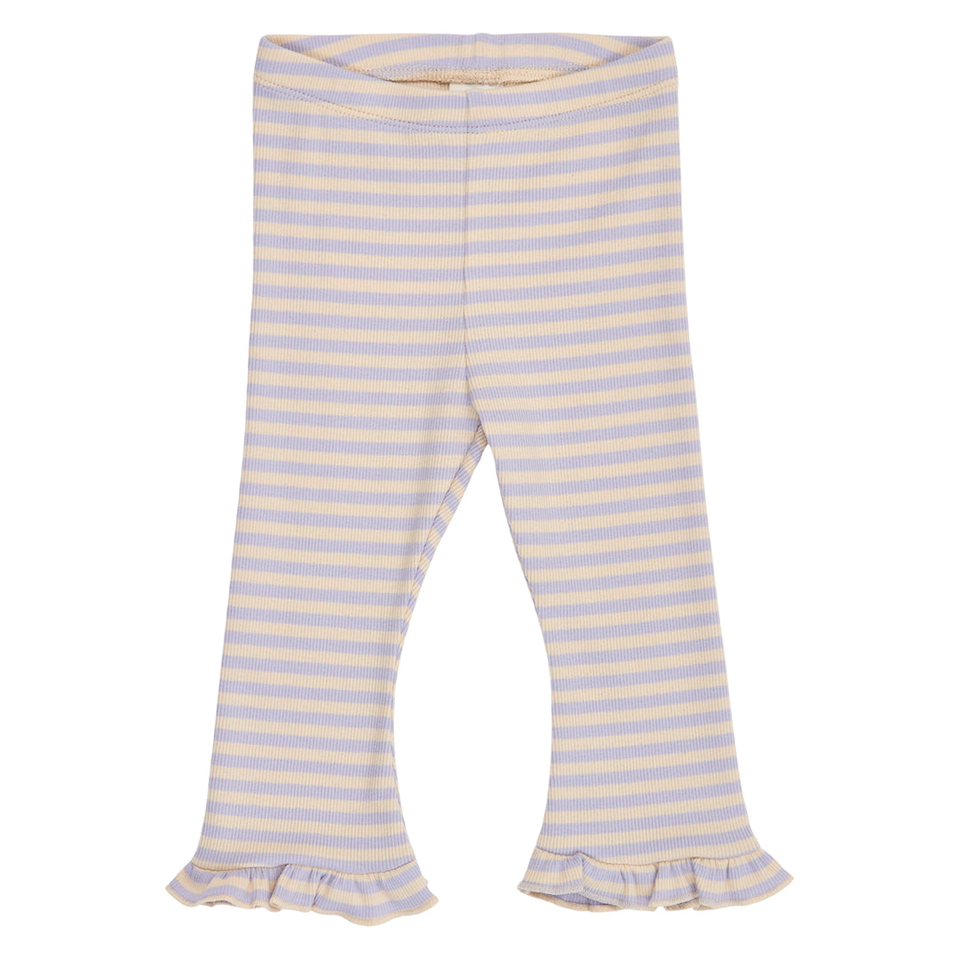 müsli STRIPE rib bukser med flæse Bukser Oak/ Mauve 690000345