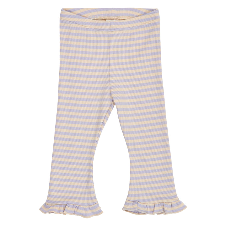 müsli STRIPE rib bukser med flæse Bukser Oak/ Mauve 690000345