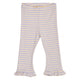 müsli STRIPE rib bukser med flæse Bukser Oak/ Mauve 690000345