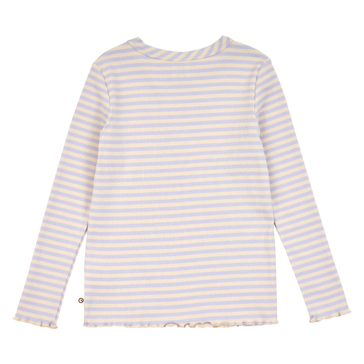 müsli STRIPE rib langærmet bluse Langærmet bluse Oak/ Mauve 690000345