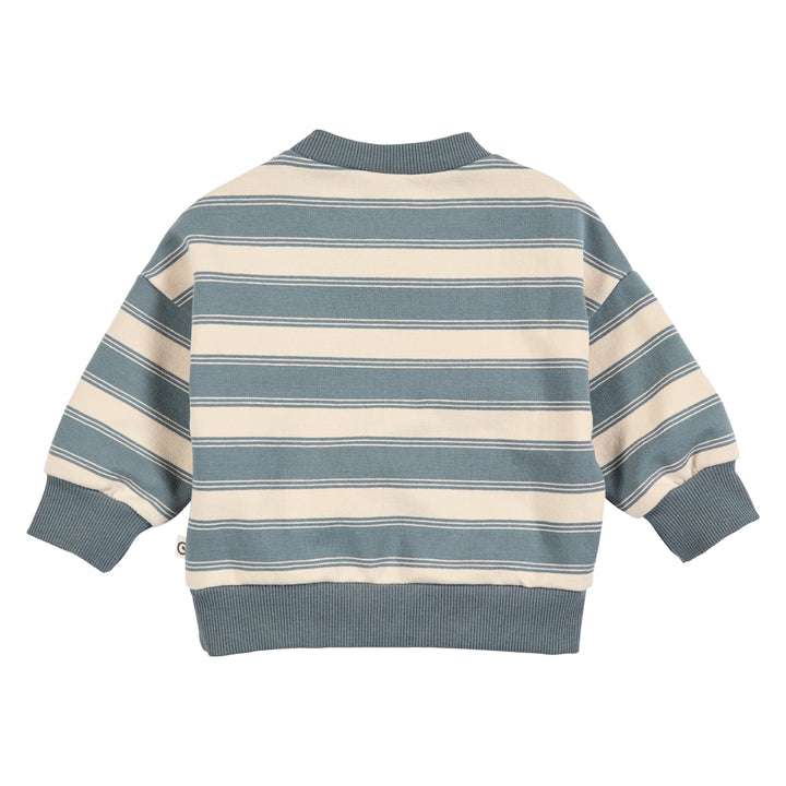 müsli STRIPE sweat sæt Bodystockings Oak/ Stormy blue 690000263