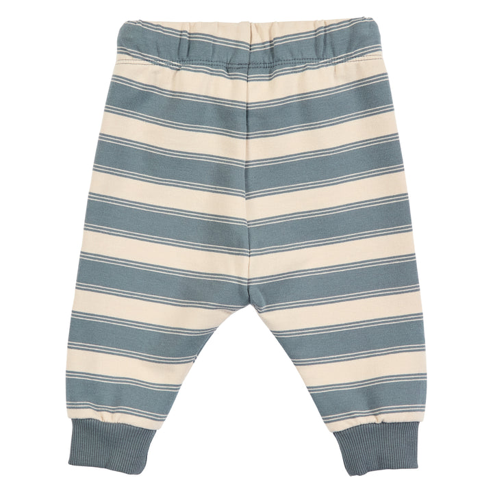 müsli STRIPE sweat sæt Bodystockings Oak/ Stormy blue 690000263
