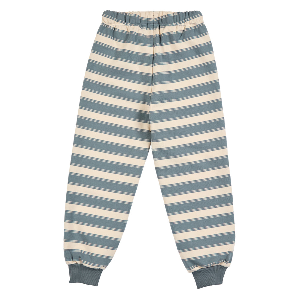müsli STRIPE sweatbukser Bukser Oak/ Stormy blue 690000263