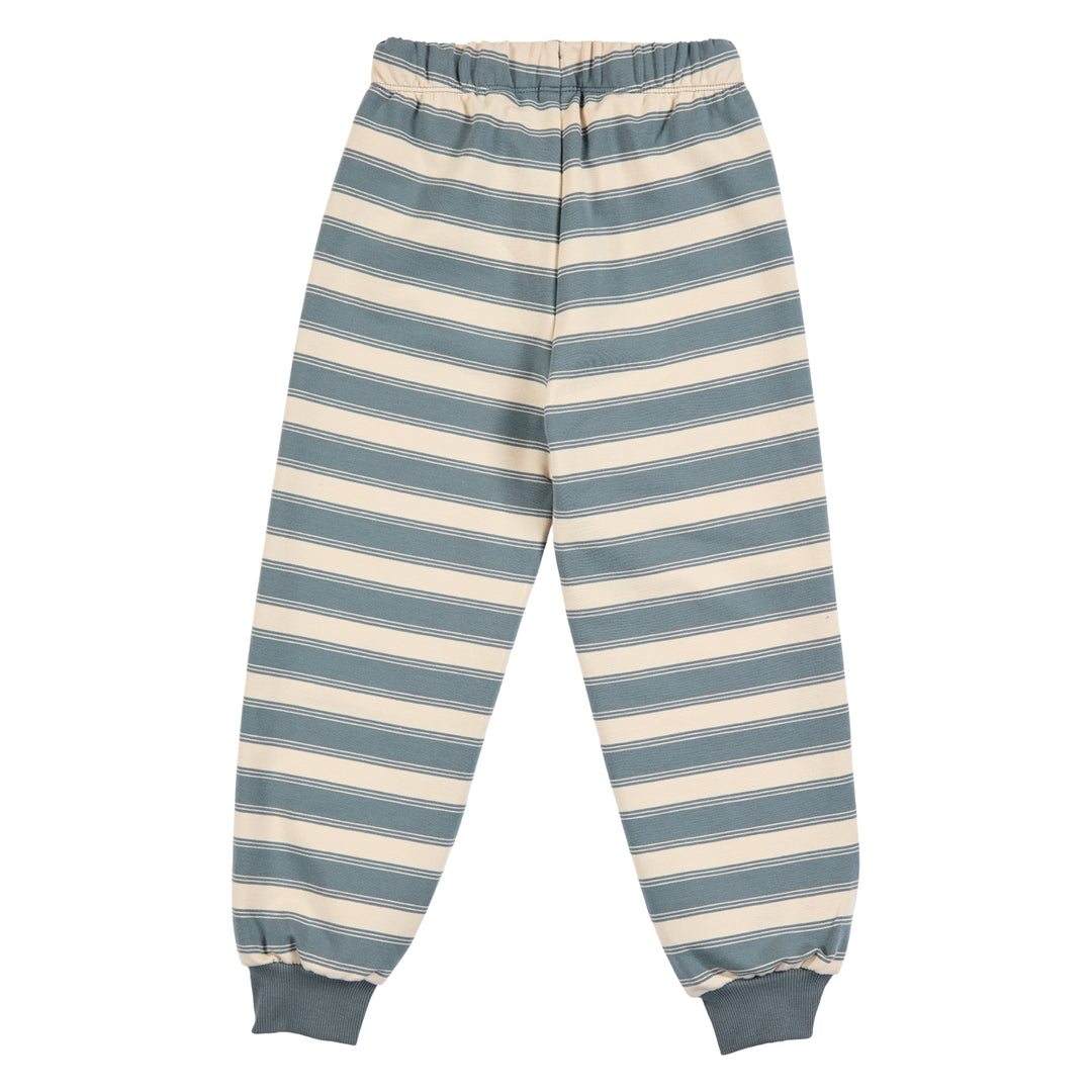 müsli STRIPE sweatbukser Bukser Oak/ Stormy blue 690000263