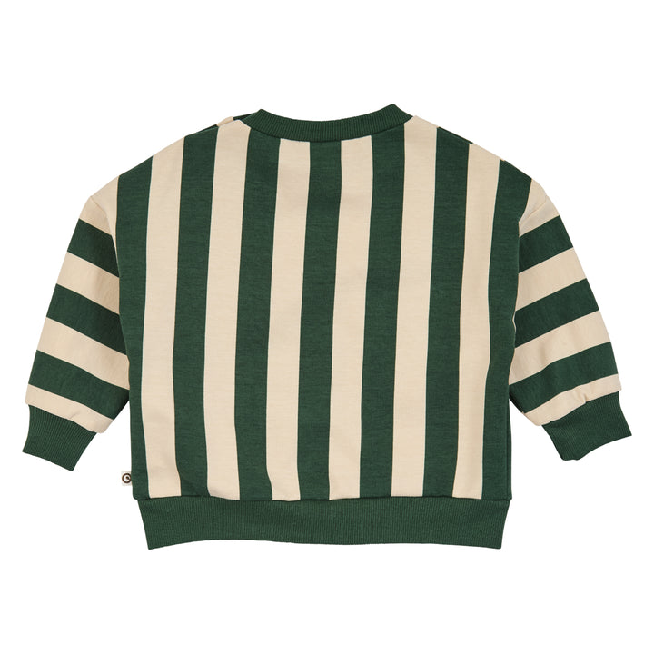 müsli STRIPE sweattrøje Langærmet bluse Oak/ Forest green 690000335