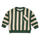 müsli STRIPE sweattrøje Langærmet bluse Oak/ Forest green 690000335