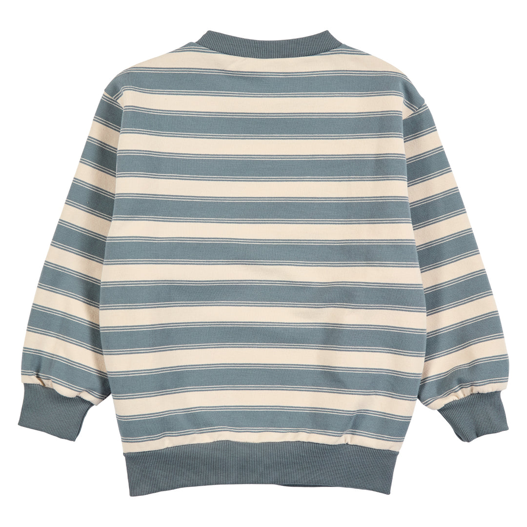 müsli STRIPE sweattrøje med striber Langærmet bluse Oak/ Stormy blue 690000263