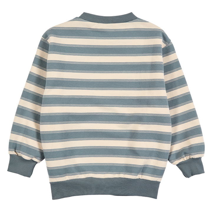 müsli STRIPE sweattrøje med striber Langærmet bluse Oak/ Stormy blue 690000263