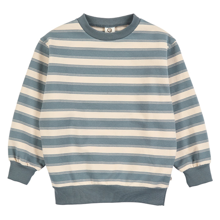 müsli STRIPE sweattrøje med striber Langærmet bluse Oak/ Stormy blue 690000263