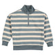 müsli STRIPE trøje med lynlås Langærmet bluse Oak/ Stormy blue 690000263